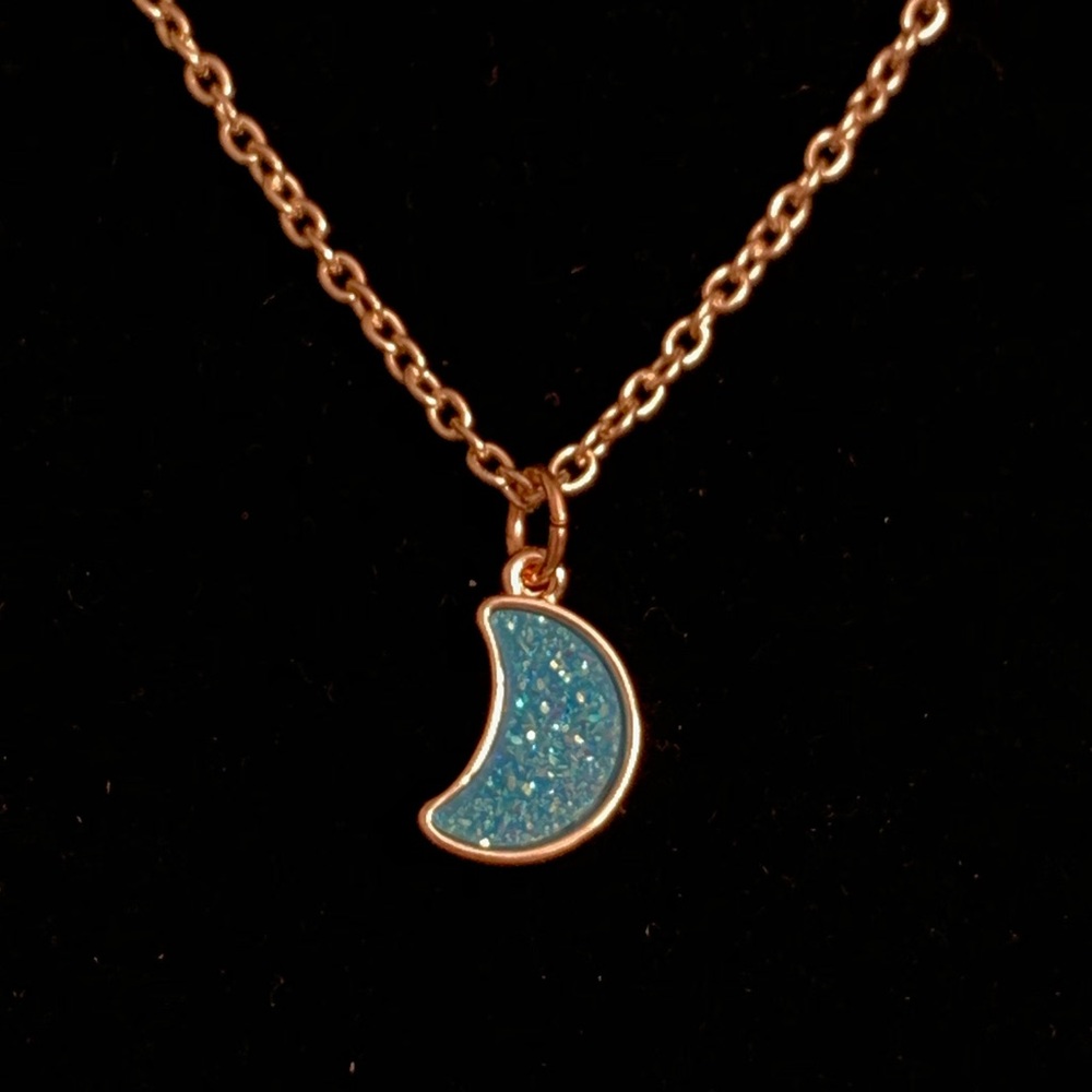 Druzy Moon Crystal – Turquoise